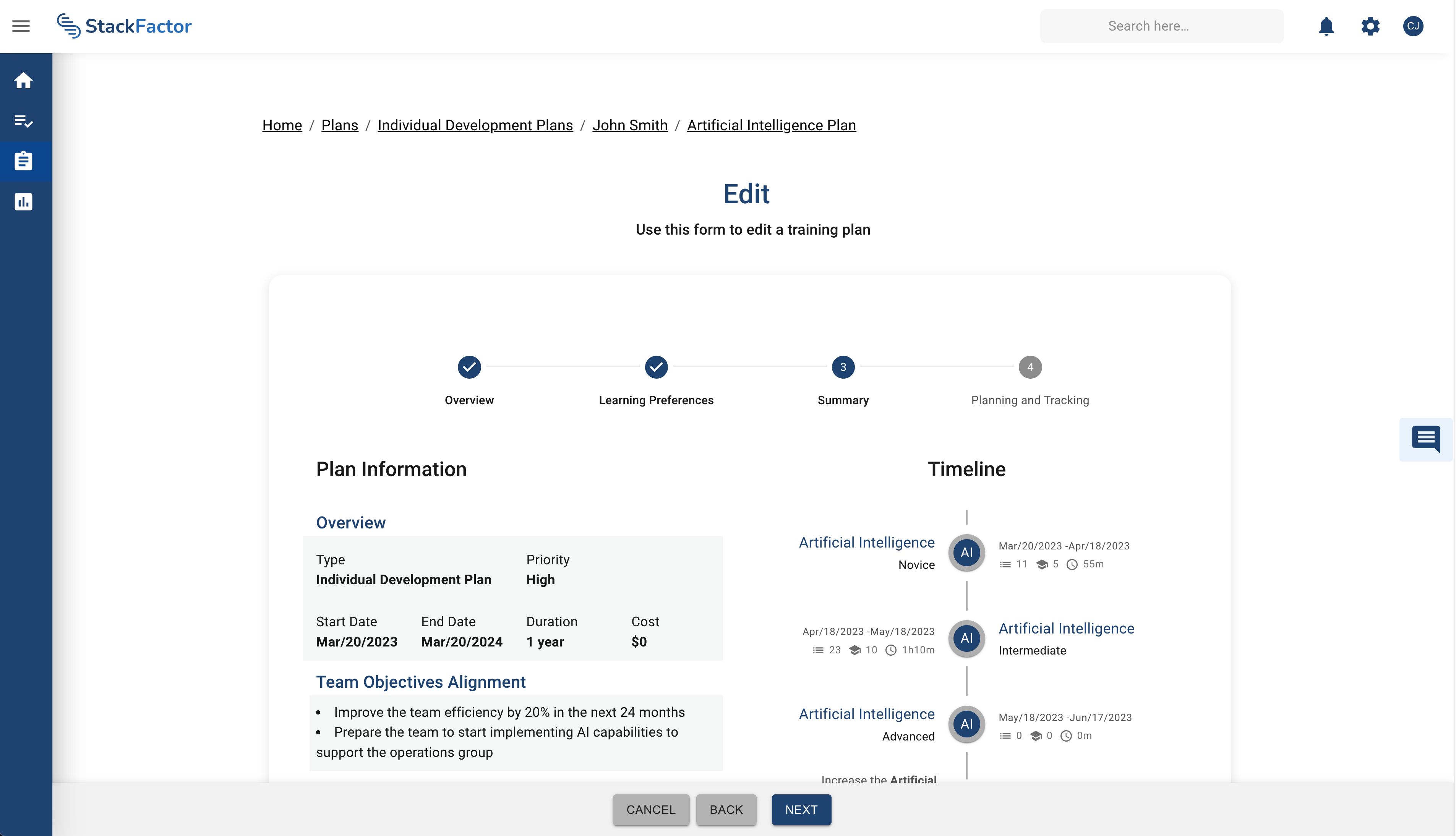 Manage Learning Paths